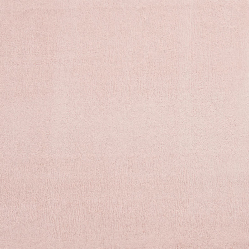 Snug Rug Modern Plain Soft Rugs in Blush Pink