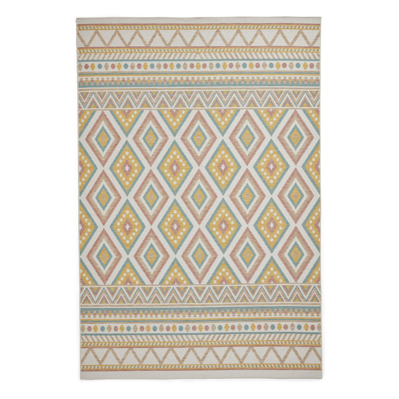 Spectrum E3145 Indoor Outdoor Geometric Rugs in Multi