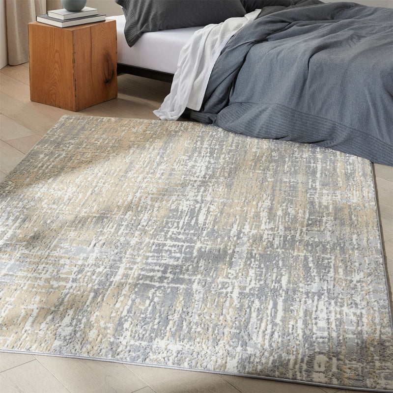 CK005 Enchanting ECH04 Rug by Calvin Klein in Grey Beige