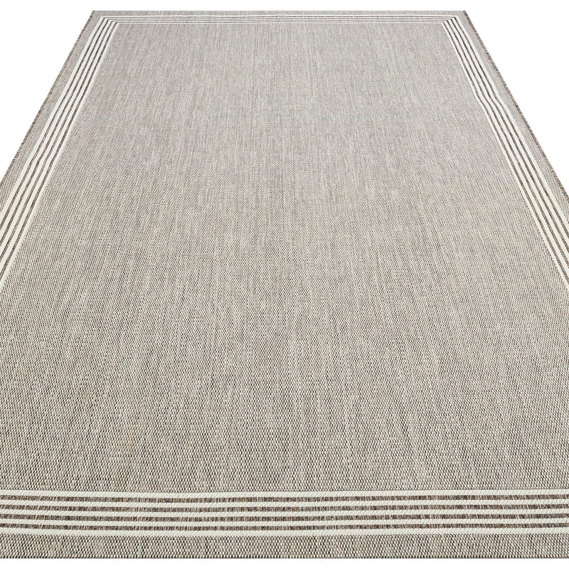 Concept Looms Terrazzo TRZ02 Indoor Outdoor Rugs in Earth Brown