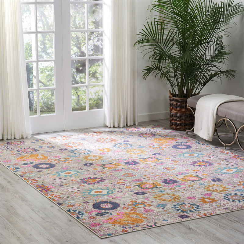 Passion Modern Persian Rugs PSN01 in Silver Grey