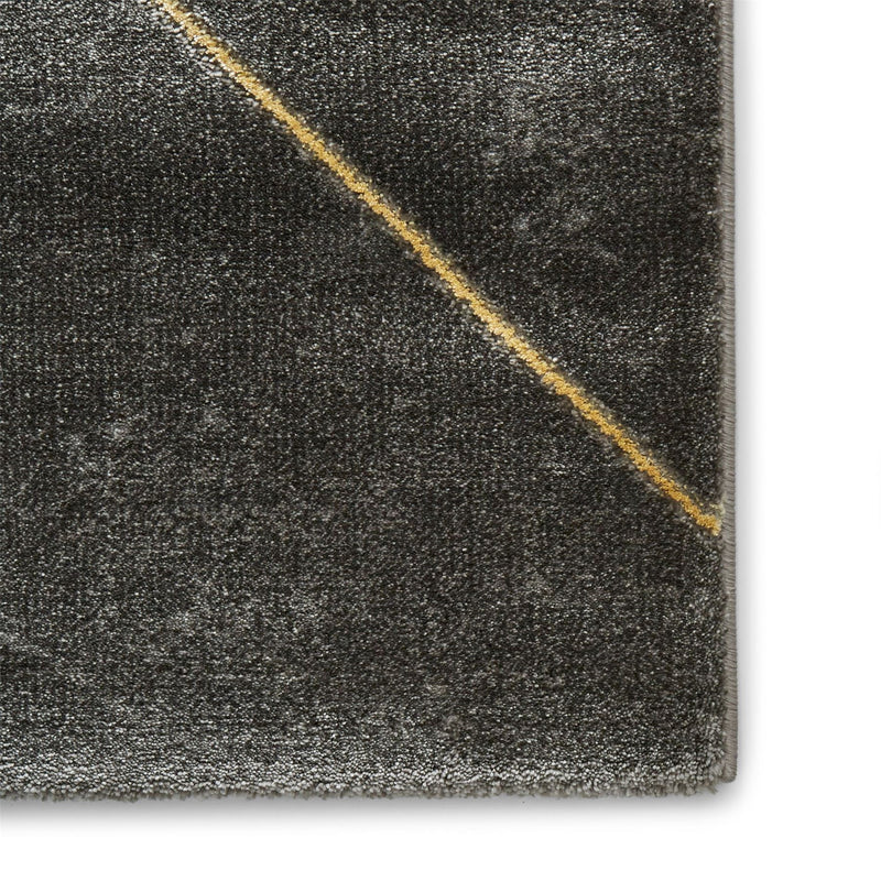 Craft 23486 Geometric Rugs in Dark Grey Gold