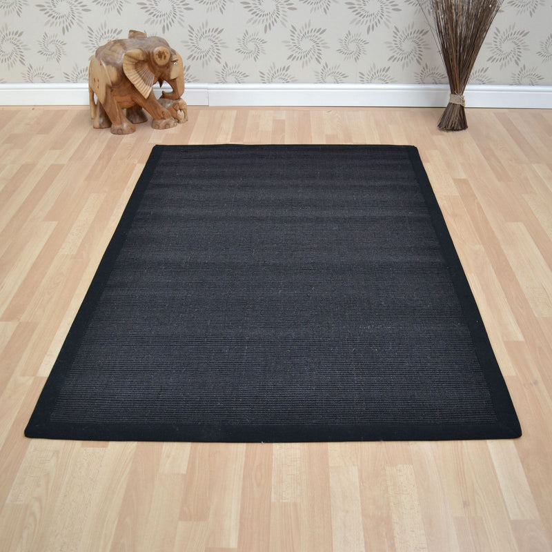 Sisal in Plain Black