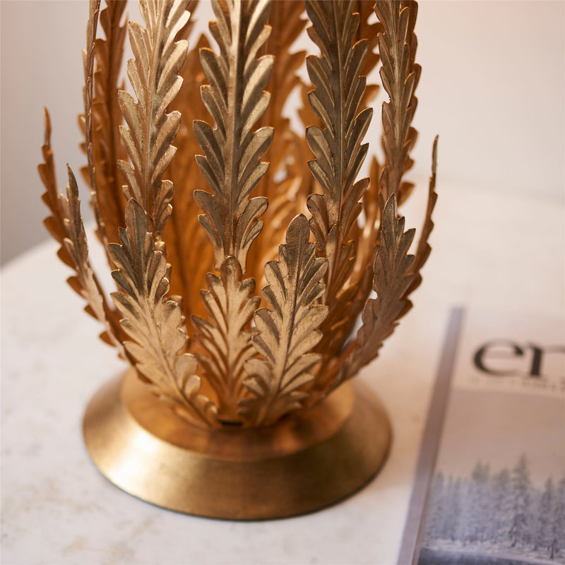 Vacanza Gold Leaf Table Lamp