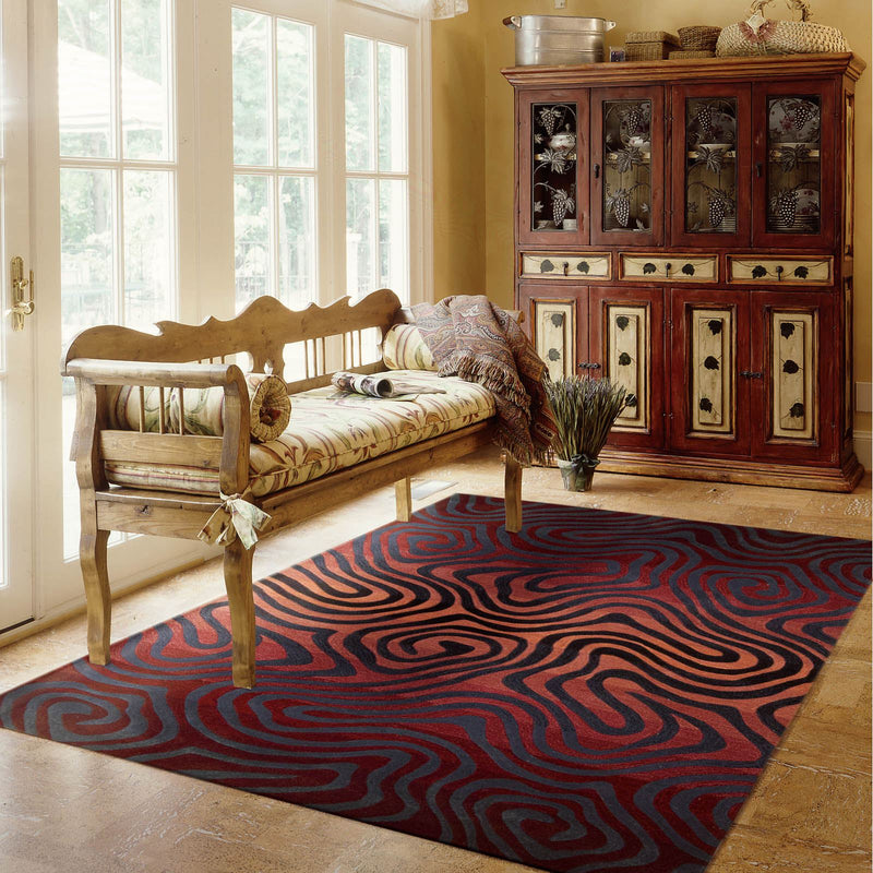 Contour Rugs CON24 Sangria