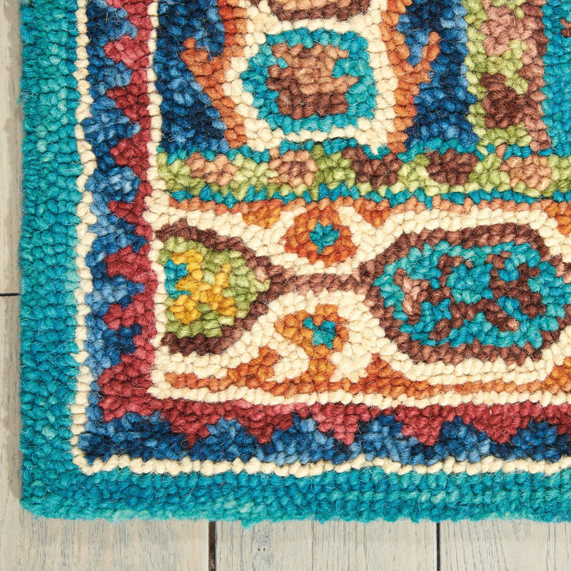 Vibrant Rugs VIB09 in Teal by Nourison