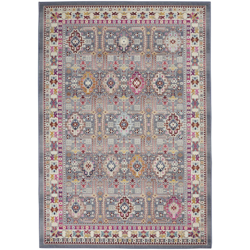 Vintage Kashan Traditional Rugs VKA05 by Nourison in Grey Multi