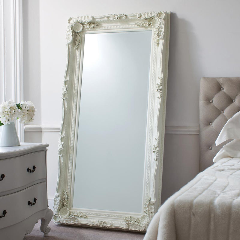 Thorne Leaner Mirror in Cream