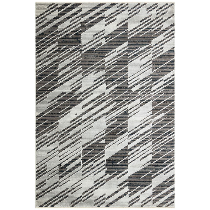 Onyx ONX10 Abstract Rugs in Grey