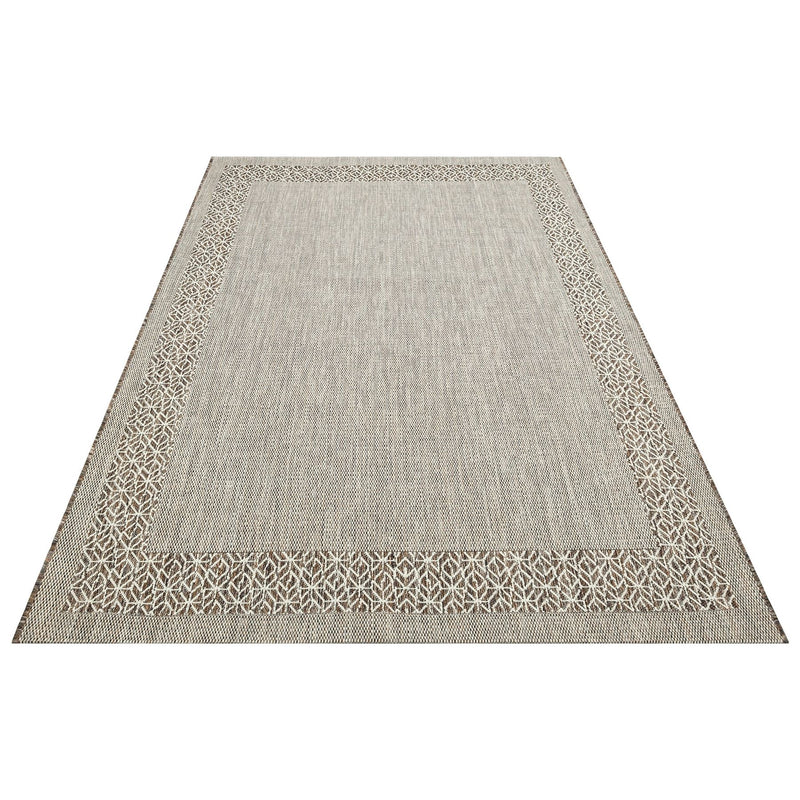 Concept Looms Terrazzo TRZ01 Indoor Outdoor Rugs in Earth Brown