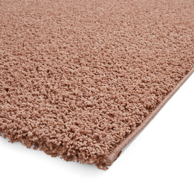 Bali 950 Modern Washable Plain Shaggy Rugs in Rose Pink