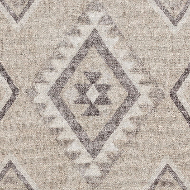 Whisper H1066 Washable Geometric Flat Weave Rugs in Beige