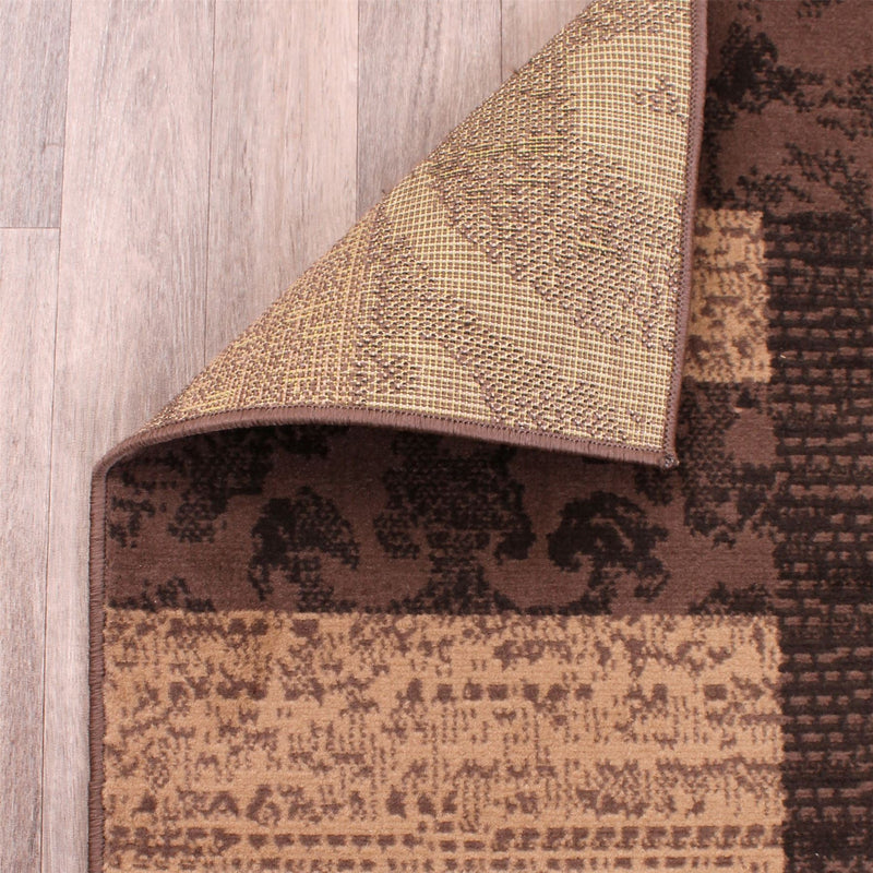 Patch Block Rugs in Chocolate by Rugstyle