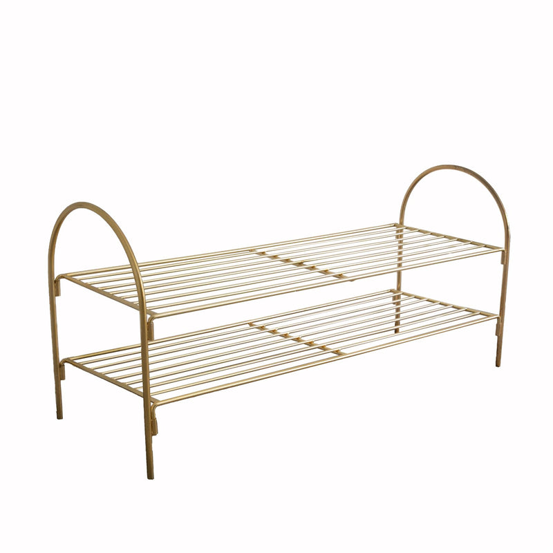 Julia Gold Shoe Rack