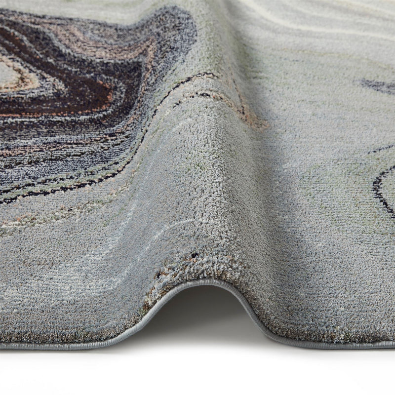 Concept Looms Amara AMA104 Marble Rugs in Sage Grey