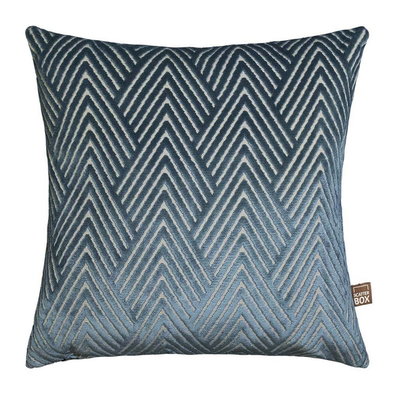 Vesper Geometric Cushion in Blue