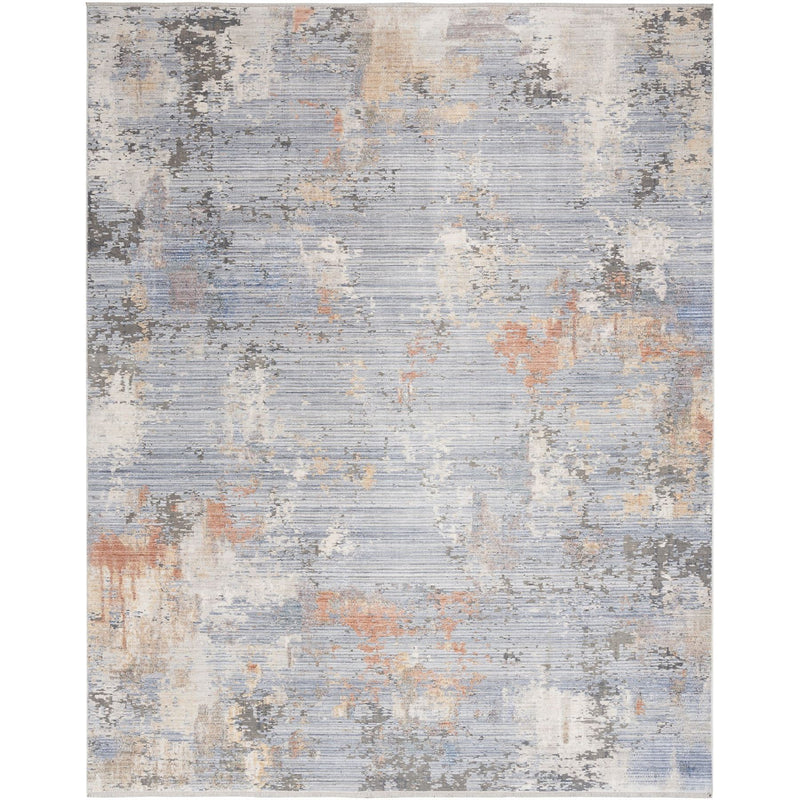 Abstract Hues ABH01 Rugs by Nourison in Grey Blue