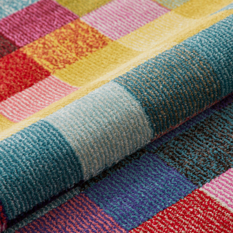 Carnaval CAR103 Geometric Rug by Concept Looms in Multicolour