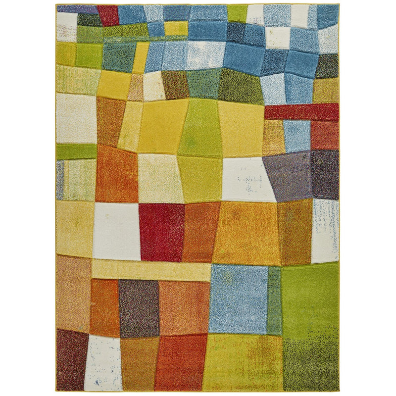 Viva VIV102 Geometric Rug by Concept Looms in Multi