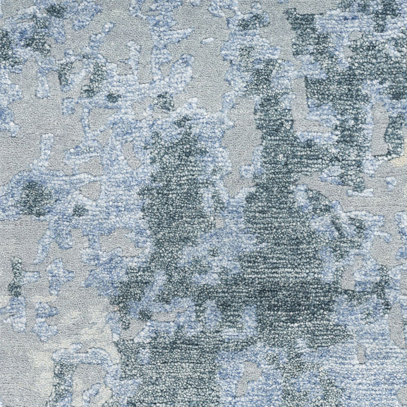 SHA21 Silk Shadows Abstract Rugs by Nourison in Blue Sky