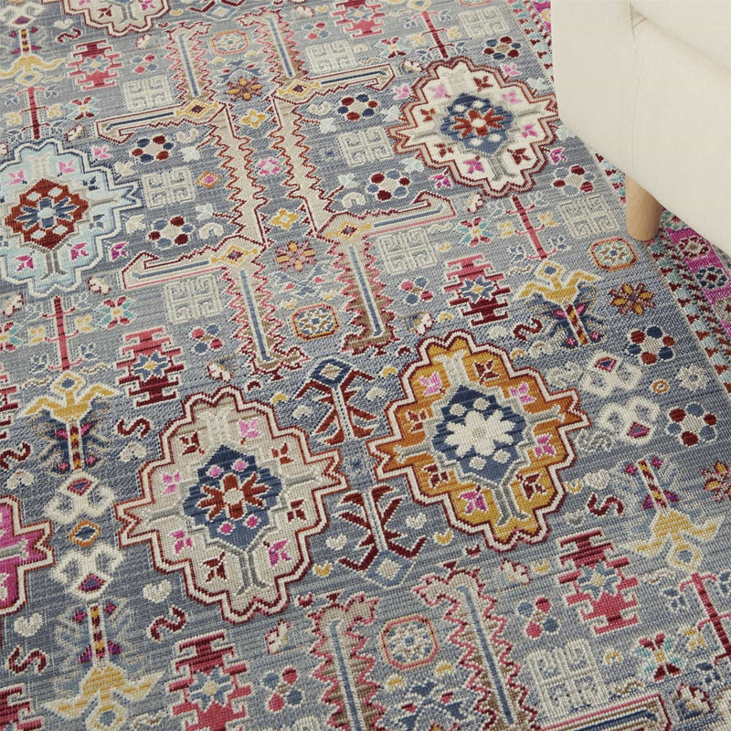 Vintage Kashan Traditional Rugs VKA05 by Nourison in Grey Multi