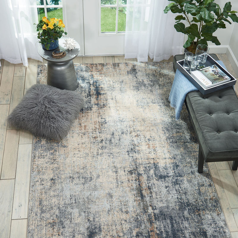 Rustic Textures Rugs RUS01 in GRYBG