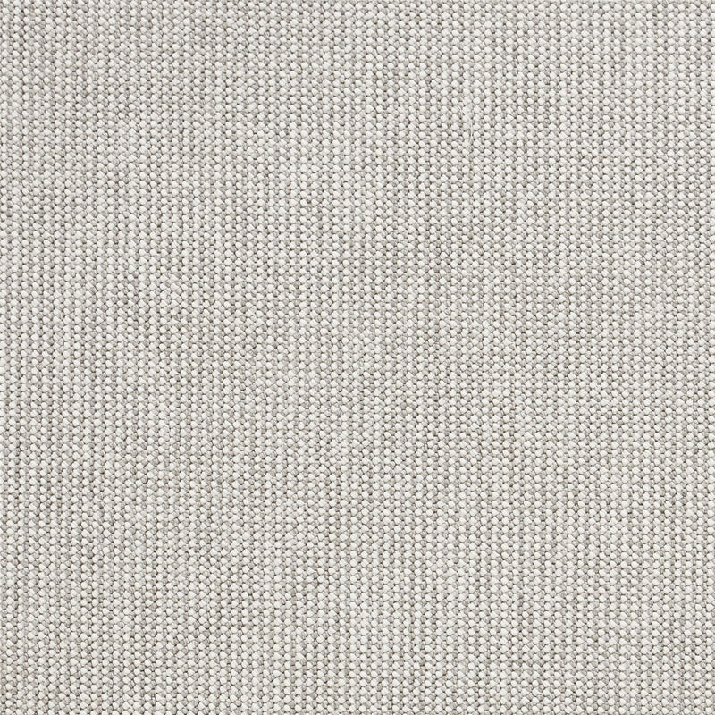 Boucle E6404 Plain Flat Weave Textured Rugs in White Grey