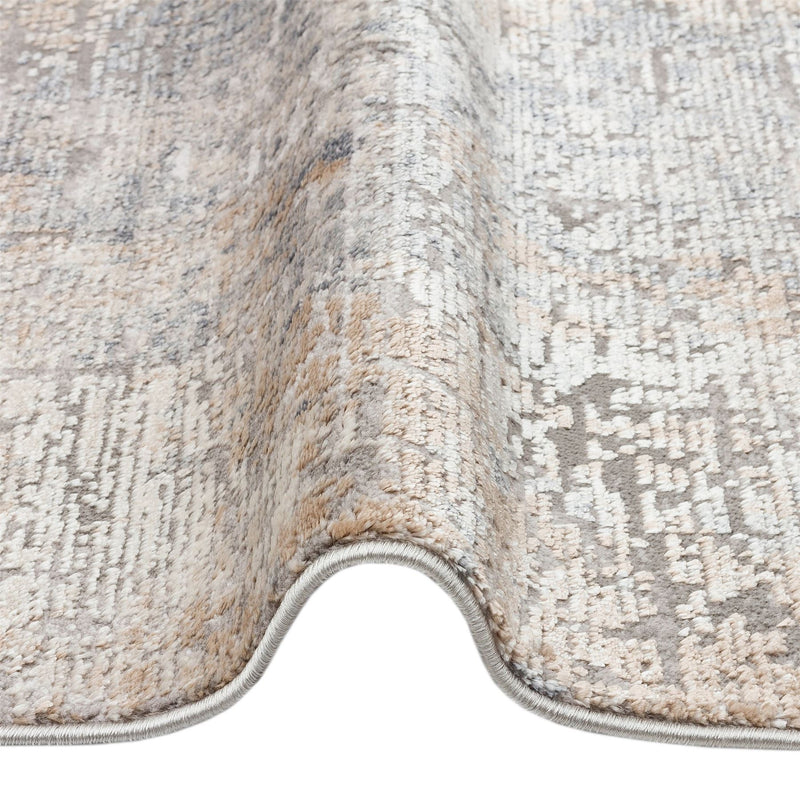 Luzon Abstract Rugs By Concept Loom LUZ801 in Blue Taupe