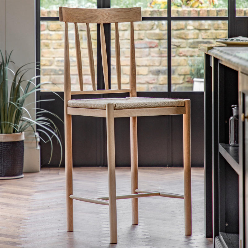 Beech Wood Breeze Bar Stool in Meteor Grey (2pk)