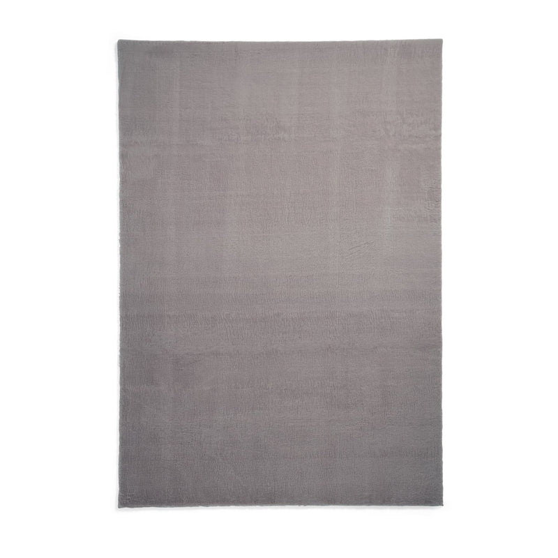 Snug Rug Modern Plain Soft Rugs in Dark Grey