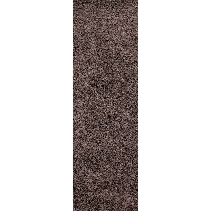 Retro Plain Shaggy Runner in Charcoal