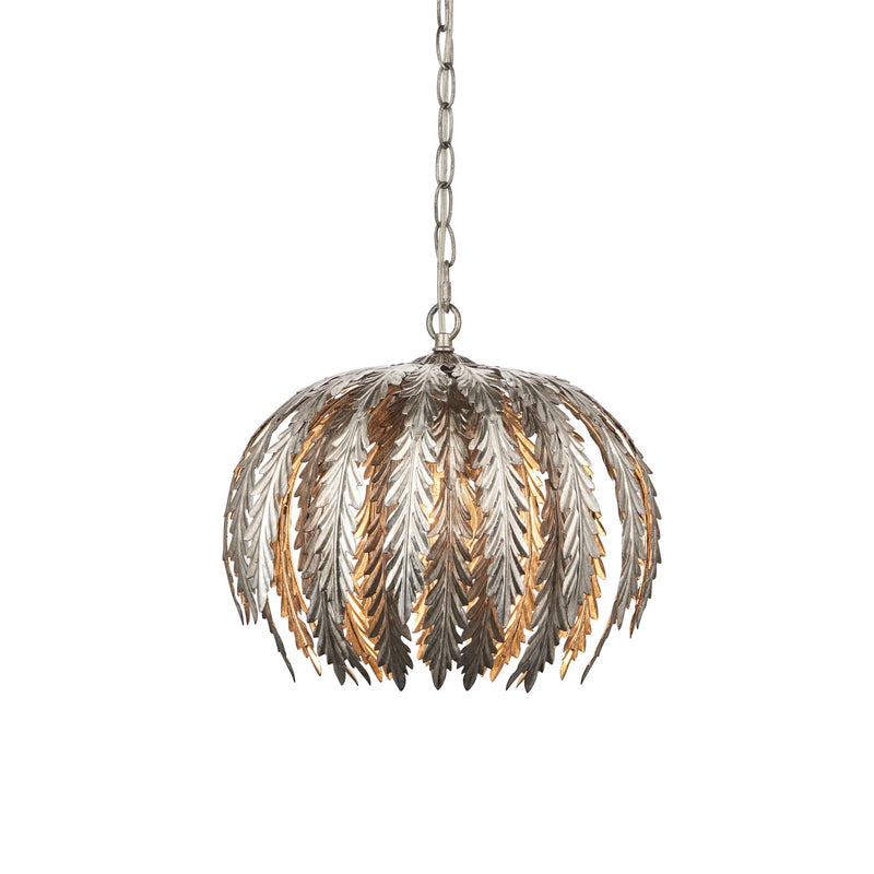 Vacanza Silver Leaf Pendant Light