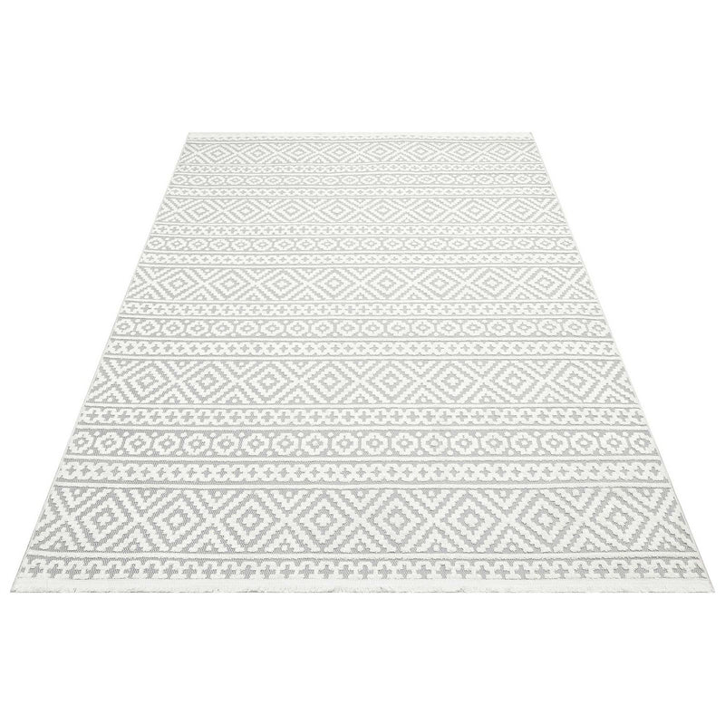 Jazz Jaz06 Indoor Outdoor Rugs in Silver Grey