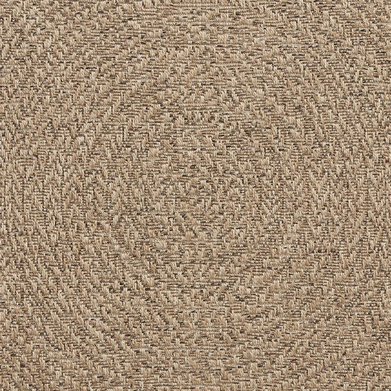 Nomad 5004 Indoor Outdoor Flat Weave Plain Rugs in Brown