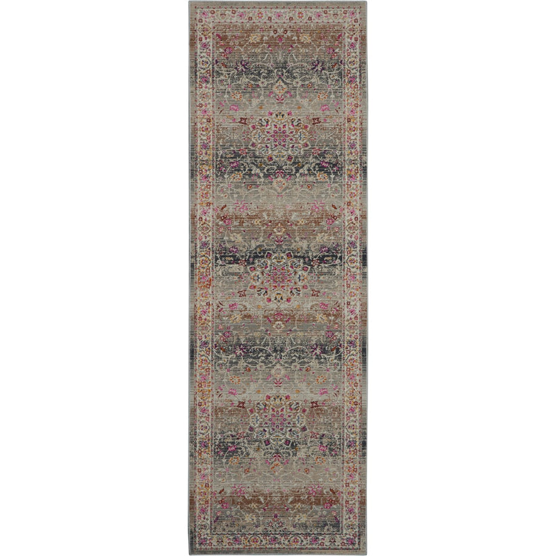 Vintage Kashan Runners VKA01 by Nourison in Grey