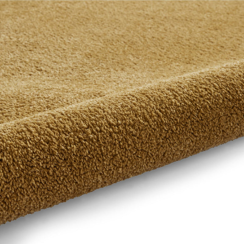 Cove Plain Plush Soft Shaggy Washable Rug in Yellow