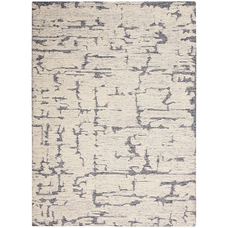 CK009 Sculptural SCL01 Abstract Rug by Calvin Klein in Blue