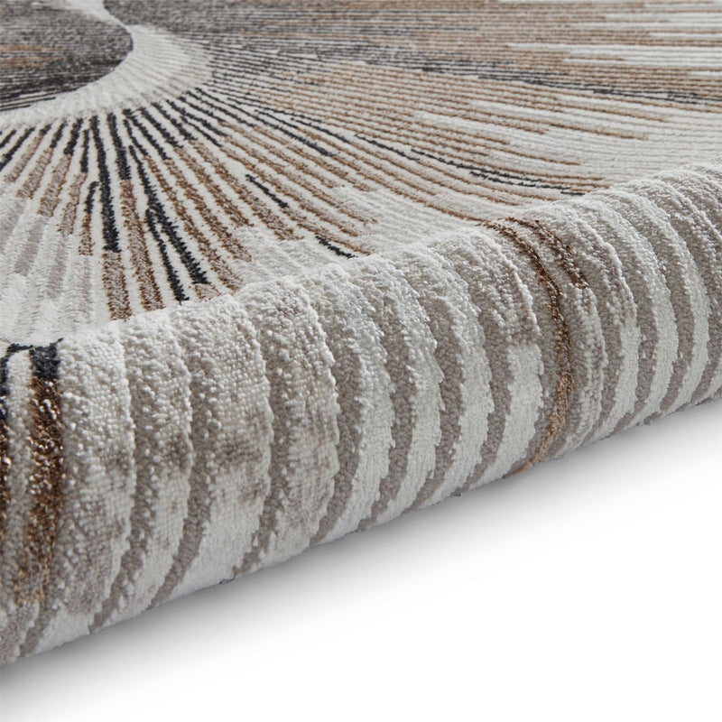 Creation 50156 Modern Abstract Rugs in Bronze Beige