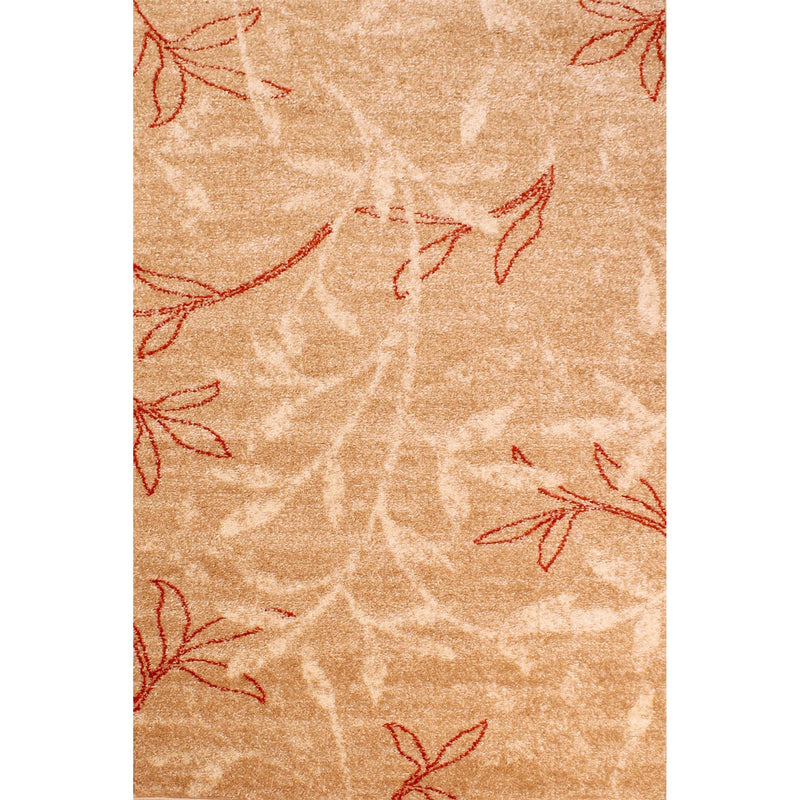 Spirit Leaf Botanical Rugs in Ochre