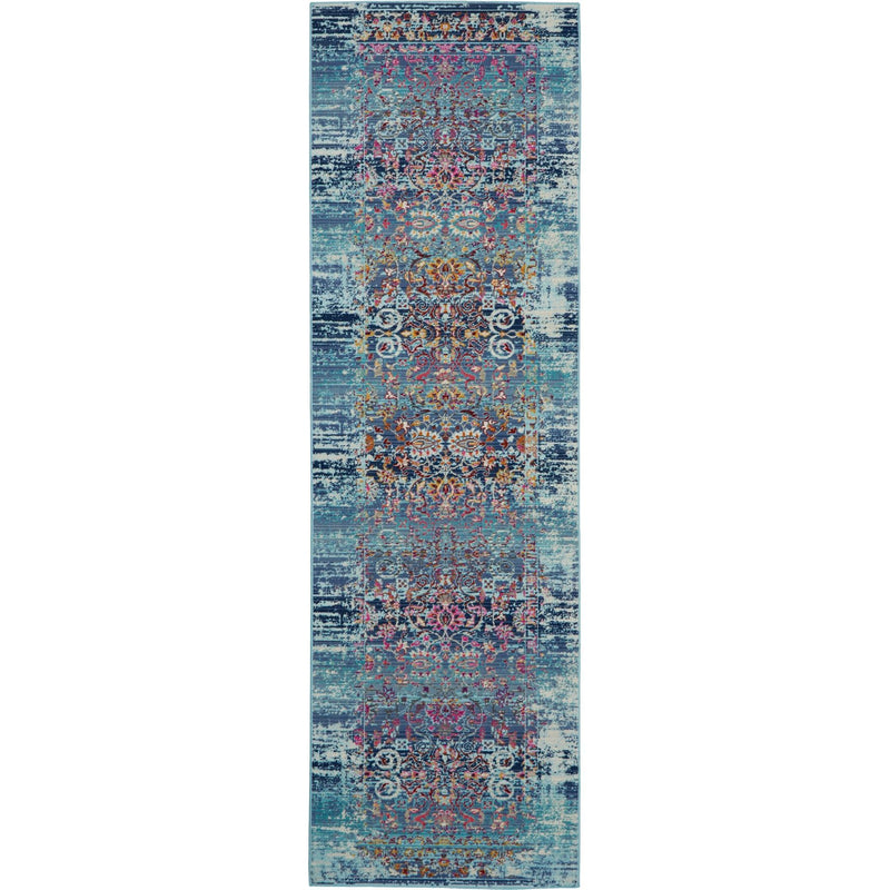 Vintage Kashan Runners VKA02 by Nourison in Blue