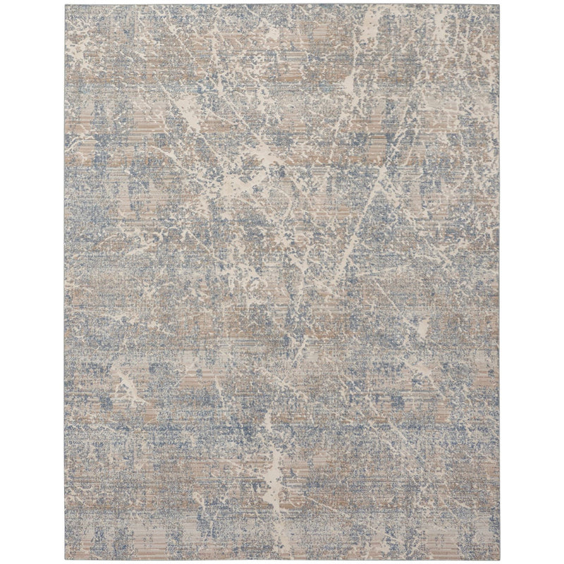 Nourison Exhale Abstract Rugs EXL02 in Beige Blue