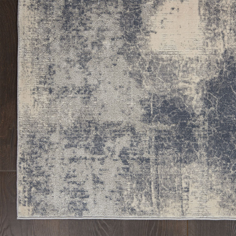 Rustic Textures Rugs RUS02 in BLUIV