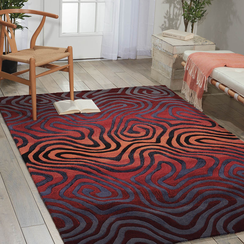 Contour Rugs CON24 Sangria