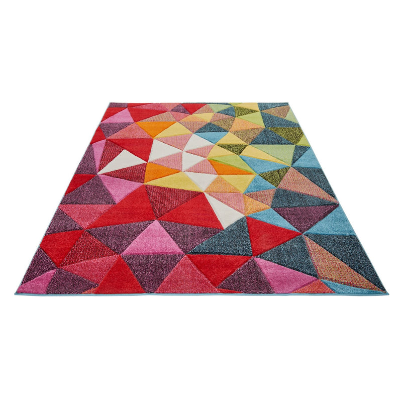 Viva VIV103 Geometric Rug by Concept Looms in Multi