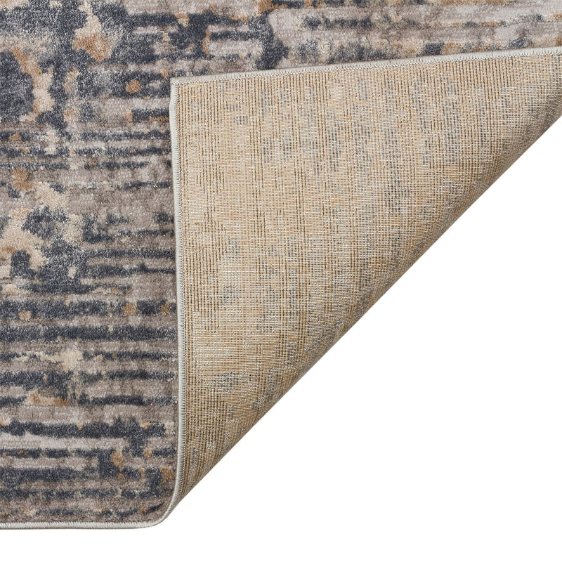 Luzon Abstract Rugs By Concept Loom LUZ806 in Blue Taupe