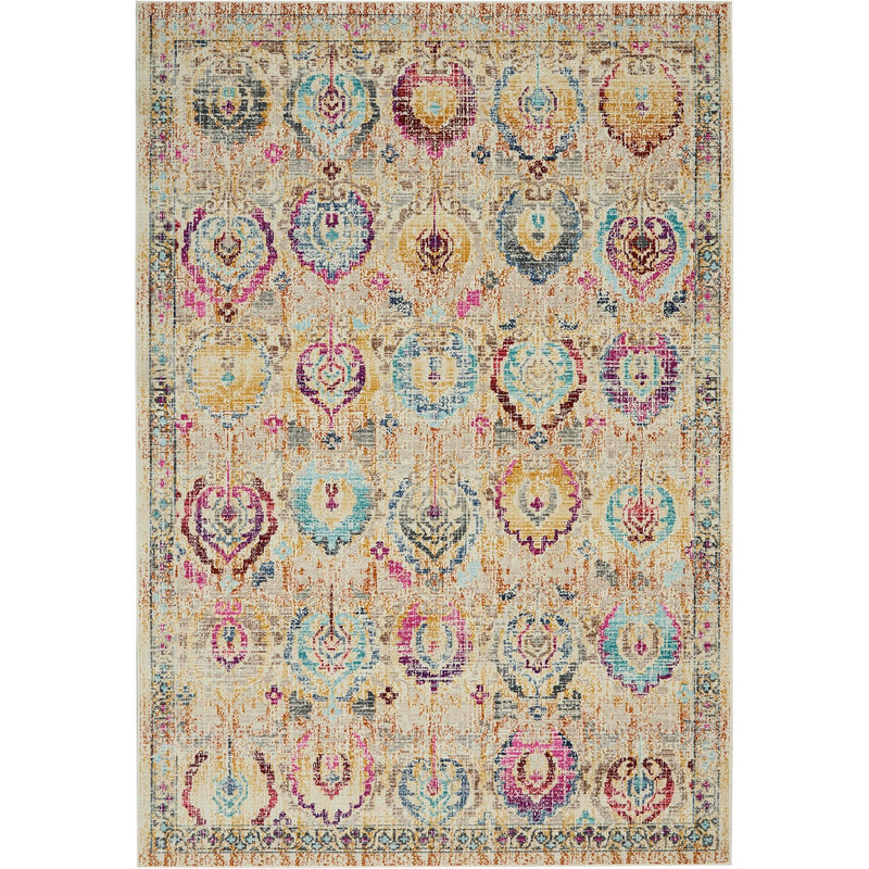 Vintage Kashan Rugs VKA04 by Nourison in Ivory Multi