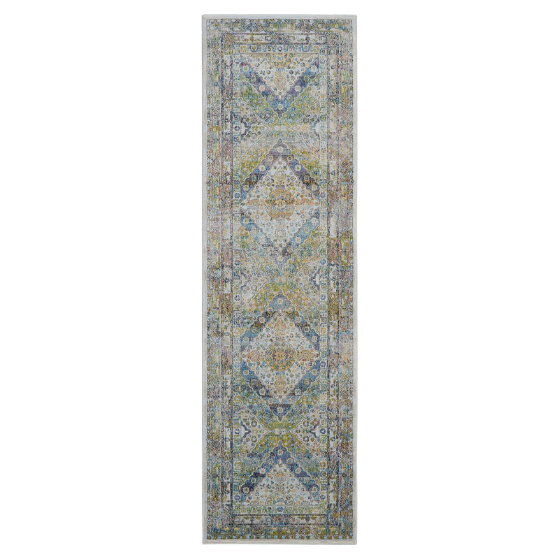 Ankara Global Hallway Runners ANR07 in BLGRE