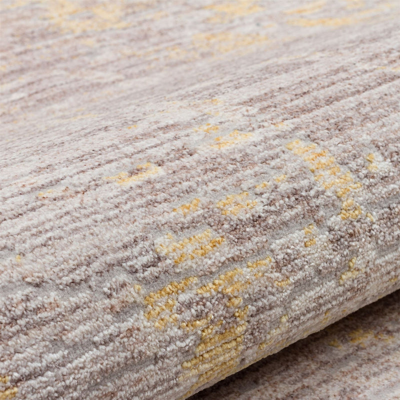 Essence Distressed Abstract ESSC03 Rugs in Grey Yellow