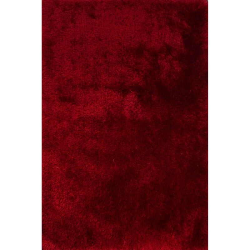 Mayfair Shaggy Rugs in Red