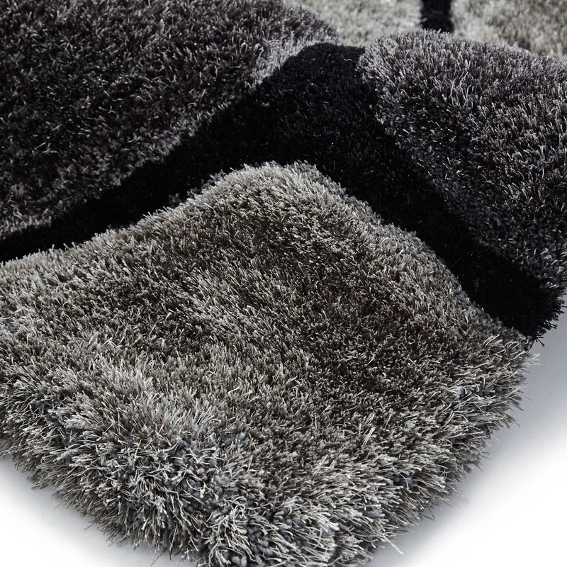 Noble House Rugs NH 5858 in Black Grey